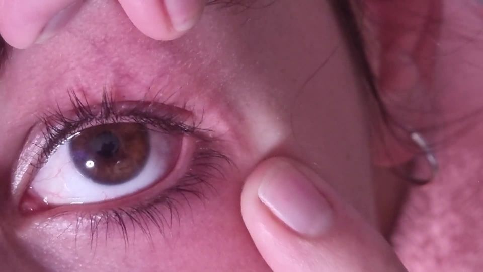 Dom & Whores Cum Into Open Eye Extreme Close Up ¦ Cum Desperation - 1080p