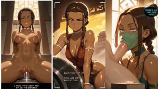 Hephastuff - KATARA slut hentai ai splitscreen compilation teen pussy