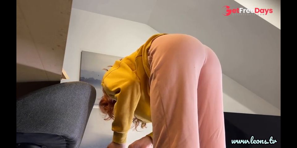 Hot redhead amateur college girl comes for a fashion try on haul turns into a porn casting