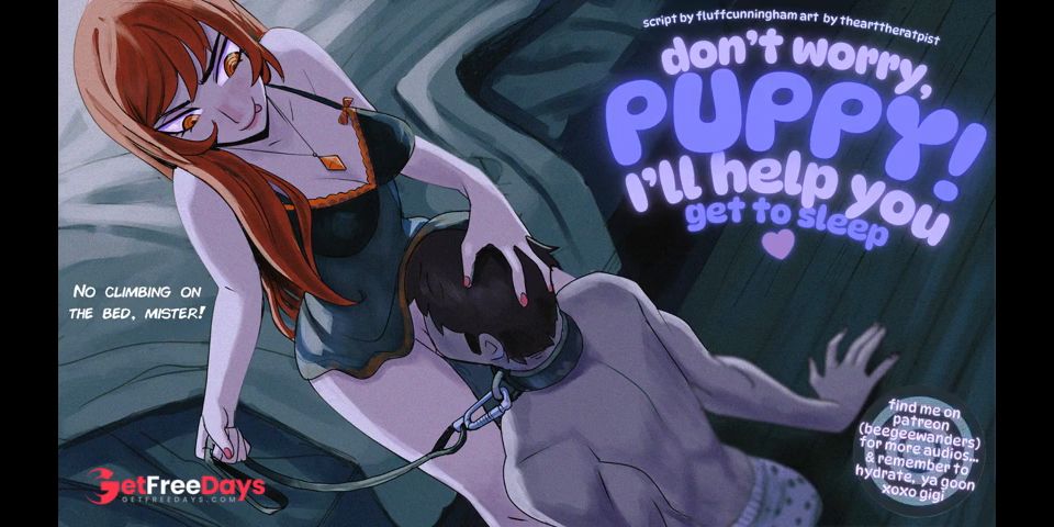 gentle fdom melts you into a puppy puddle and helps you get ready for bed  fdom asmr roleplay