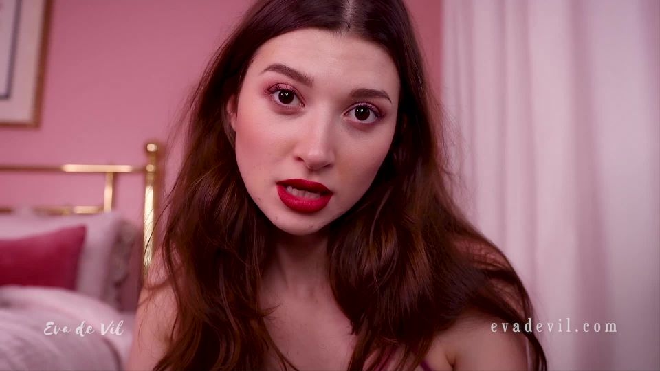 online adult clip 34 natalie black femdom Eva de Vil – Shrink It In Chastity, small penis humiliation on femdom porn