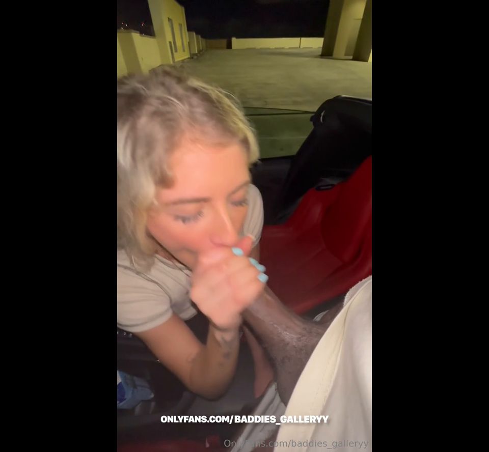 Cameron Rae Sucks BBC in Car on Public Street - OnlyFans Hit