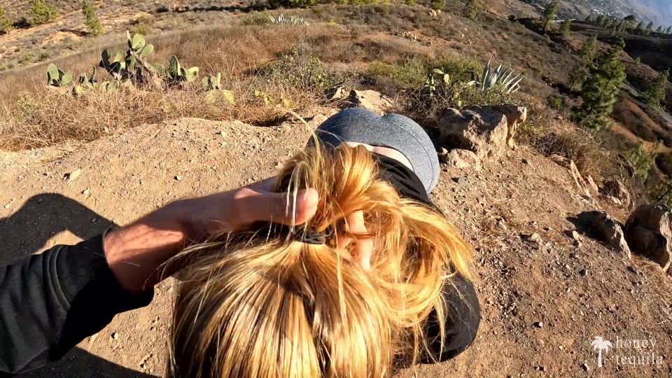 HoneyTequila - I get SO HORNY on a ROAD TRIP that I make him Stop to FUCK ME at a Lookout Point - Risky Public Sex! [1080p] - Teen