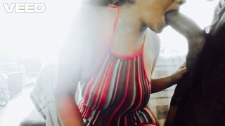 Cock RAINBOW COSPLAY SEE THROUGH DRESS EBONY SUCKING BIG BLACK COCK