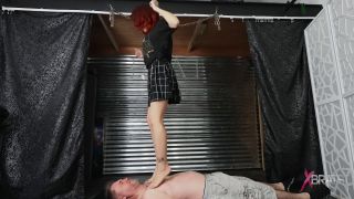 online porn clip 3 Bratty Foot Girls - Scarlett Foxx - Flattening your nose - FullHD 1080p on femdom porn alexis grace femdom