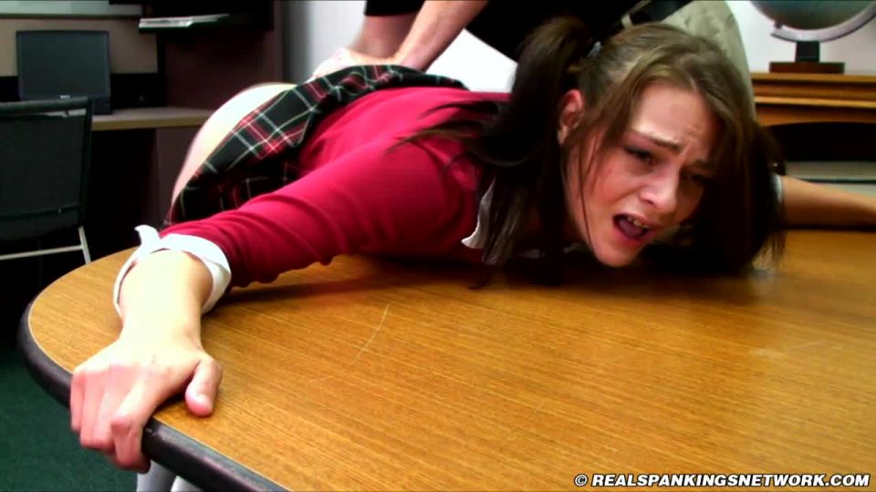 Syrena in scene Syrena A Severe Handspanking - realspankingsinstitute