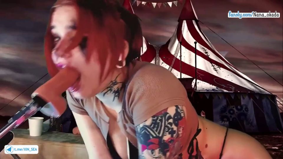 Xinsea - DEEP AND PASSIONATE THROAT BLOWJOB FROM A REDHEAD COSPLAYER