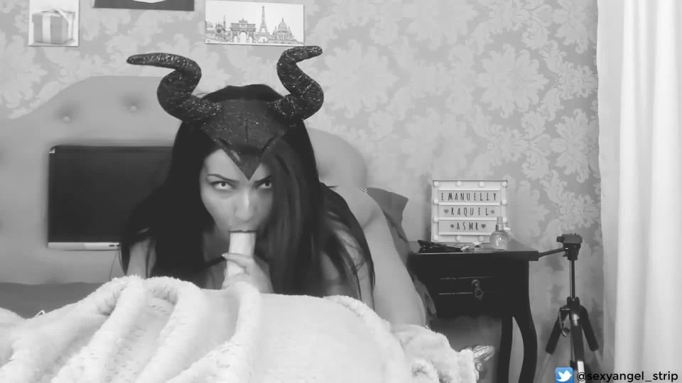 PHEmanuelly RaquelASMR Halloween súcubo sexy perfecto Mamada grande culo grandes tetas Diabinha - 1080p