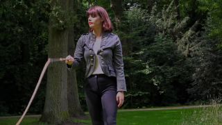 FEMDOMFOTO (German) - Lady Priscilla - Stockwhip Training.