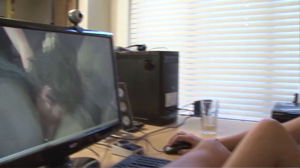 The Foot Slut Under the Desk.