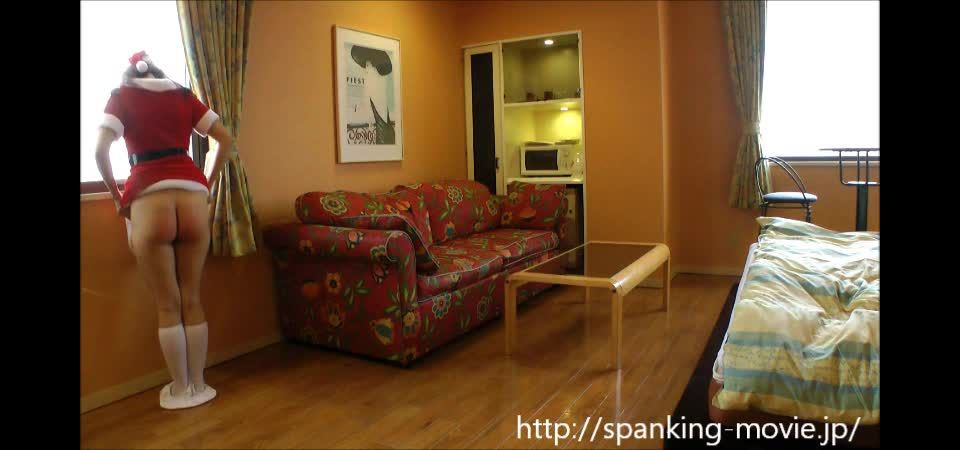 clip 21 Movie with Mia - Christmas Boudoir Paddle Spanking on fetish porn tiny asian
