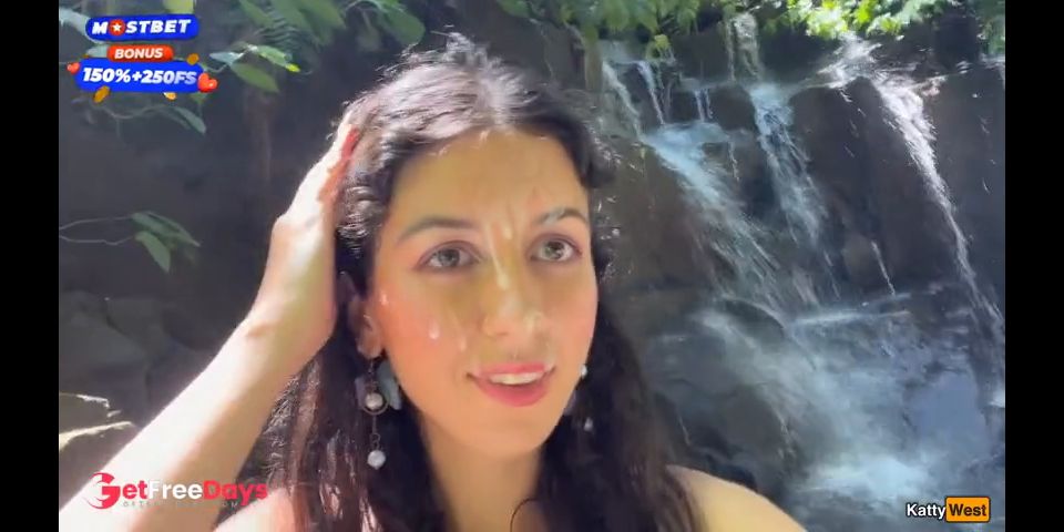 [GetFreeDays.com] Crazy CUMWALK on Public Waterfall Full of People Blowjob in Public Toilet Porn Clip May 2023