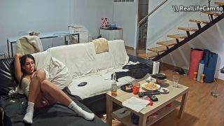 Reallifecam - Lina Get Horny After Party And Have Hot Pussy Rub On Sofa 15.01.2025 600P - Voyeur