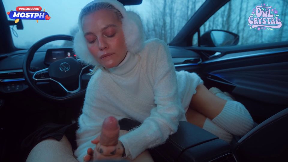 Búho cristal - S**tty colegiala apesta extraño en coche [1080p] - Adolescente