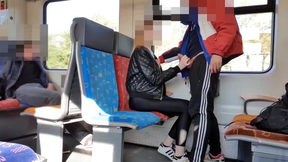 Public Sex On A German Train (Euro sex) Lisa Sack