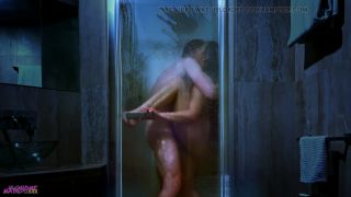 +Mia Maripolla she joins him in the shower because she needs his big cock inside her