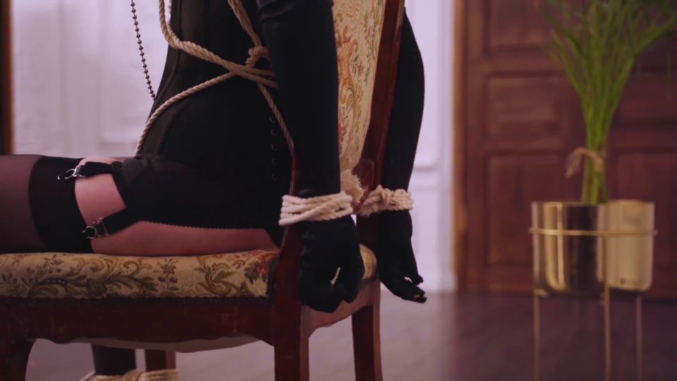 online xxx video 12 Miss Ellie Mouse – Kink Bondage Brunette on a Chair, sativa rose femdom on masturbation porn 