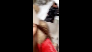 Necesito compartir que me encanta la moto de nieve / peep video /