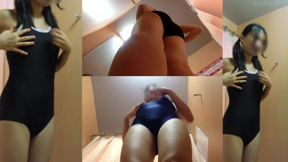 free online video 8 sspd33sp まだまだ発育途中な美少女J●のスク水試着中の無防備な姿をじっくり盗撮2♡ | locker | japanese porn 