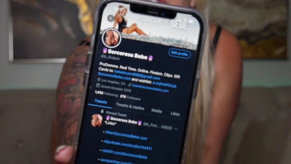 gratis xxx video 24 amazonas femdom SorceressBebe – Sissy Bimbo Expuesta, instrucciones de masturbación en la masturbación porno