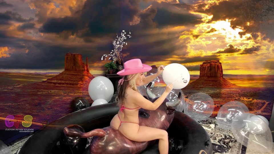 Custom Fetish - Bunny s Balloon Rodeo Cam 2 - Fetish