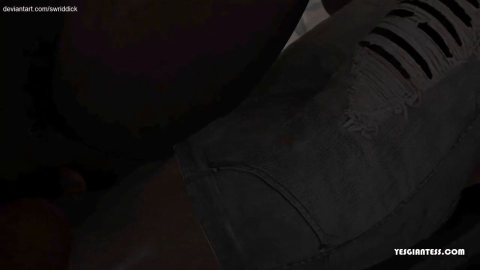 SWRiddick - Giantess Animation Giantess forcing herself onto the tiny girl (3D porn)