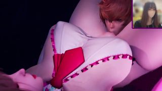 HornyCat - 【M男向け】【アンダーザウィッチ】ドS女騎士の騎乗位、M男のクンニ 3Dアニメ Hentai 「No talking」 【UNDER THE WITCH】