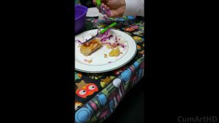 Blowjob Facial + Cum on Tie Cumplay and Swallow!