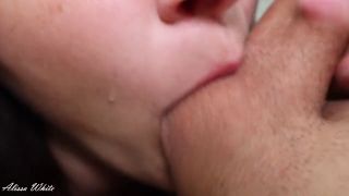 AlissaWhite1 - I like to suck his balls and take his cum in my mouth