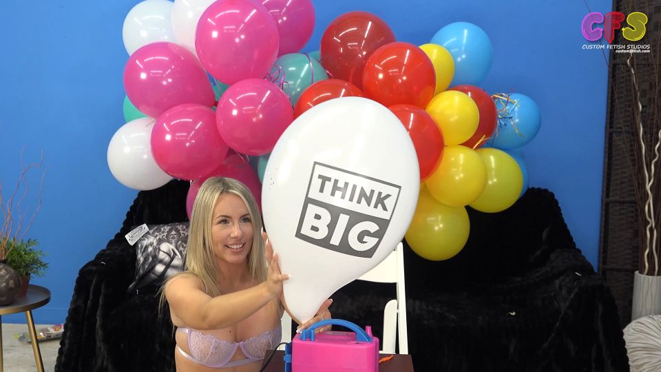 Custom Fetish - Bunny s Multi Balloon Pump to Pop 4K - Fetish