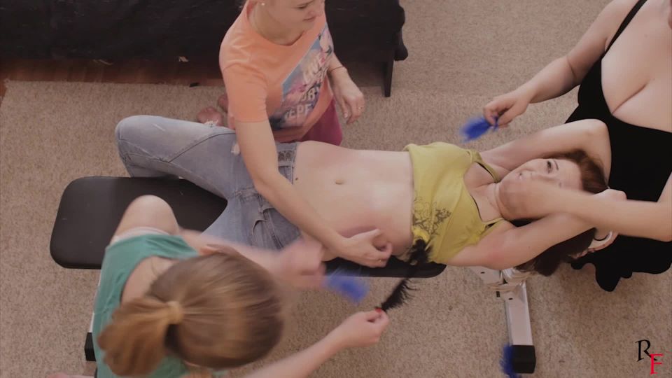 RussianFetish - Tickle attack on Maria by Vila, Dunya and Miss Fatty - (Fetish porn)