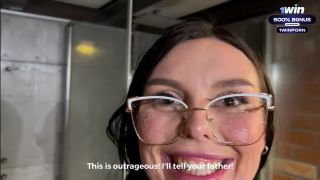 Eva Soda - Spied On A Hot Stepmom In The Shower And Cum In Her Pussy Full HD