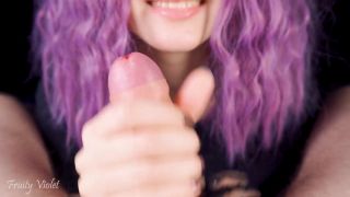 Fruity Violet - Compilation of delicious handjobs from Fruity Violet, she works hard to get all the cum