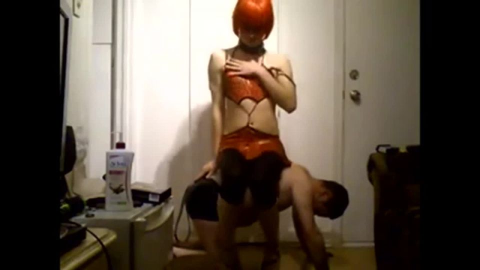 free porn video 48 Dominant crossdresser face fuck and spank old dude - spanking - fetish porn femdom outdoor