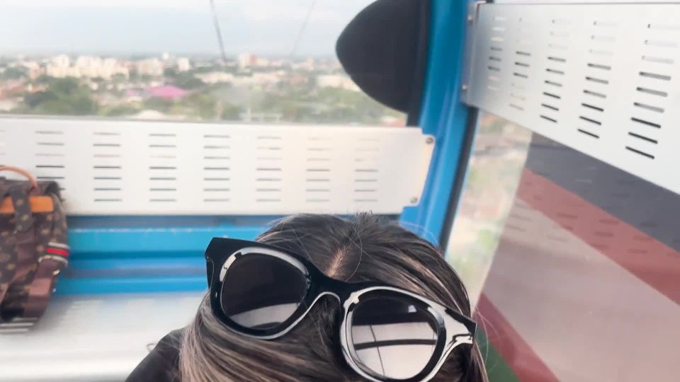Outdoor Blowjob  Ride To My StepbrotherS Best Friend While Riding The Cable Car In My City 1080p