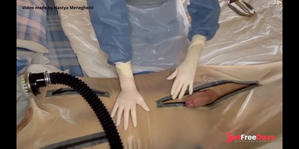 Doctor does a very DEEP examination of her patient
