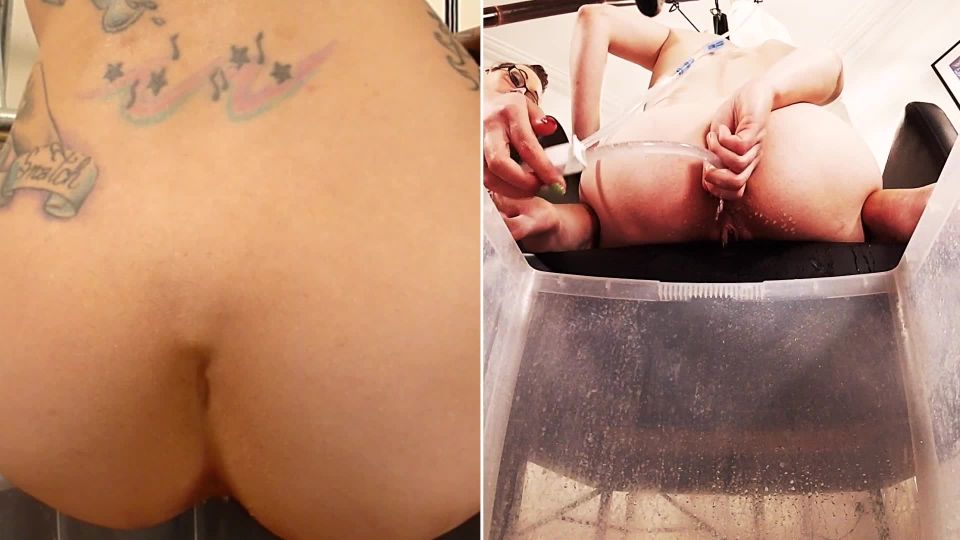 Water-and-Power PART1 Enema Belly Games (Demona And Jess)