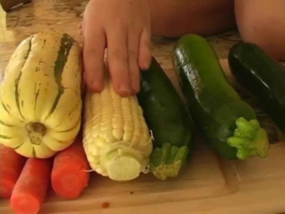 video 24 Cucumber and carrots, corn and pumpkin – teen girl masturbate wildly | teen | amateur porn paw fetish