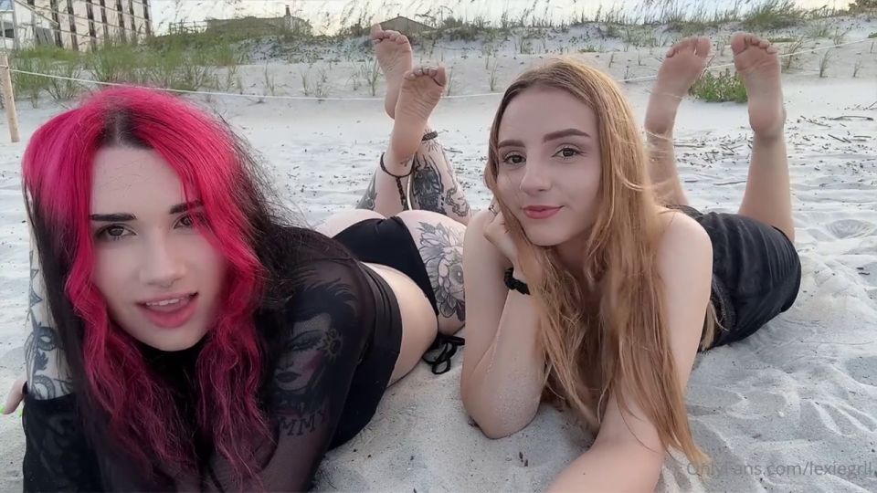 Lexiegrll JOI in the Sand (Fetish porn)