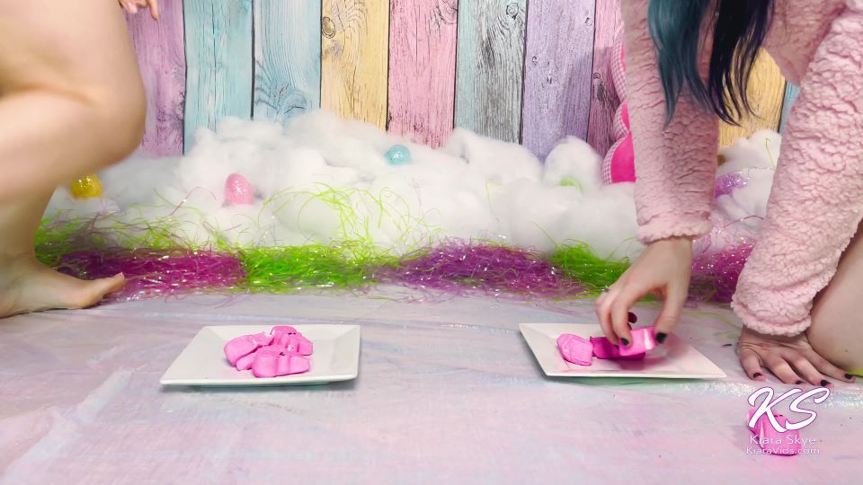 adult video clip 5 ballbusting fetish Kiara Skye – Giantess Bunnies Sit and Step on Peeps – Femdom Pov, femdom pov on femdom porn