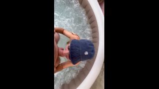 CatAndDick PART 1 C&D - Blowjob and Facial in the Jacuzzi!!