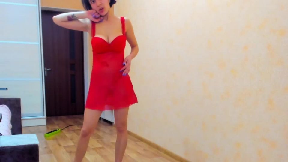 porn video 46  busty brunette s striptease in sexy red dress vip-pussy.com 16.08.2020, brunette on milf porn