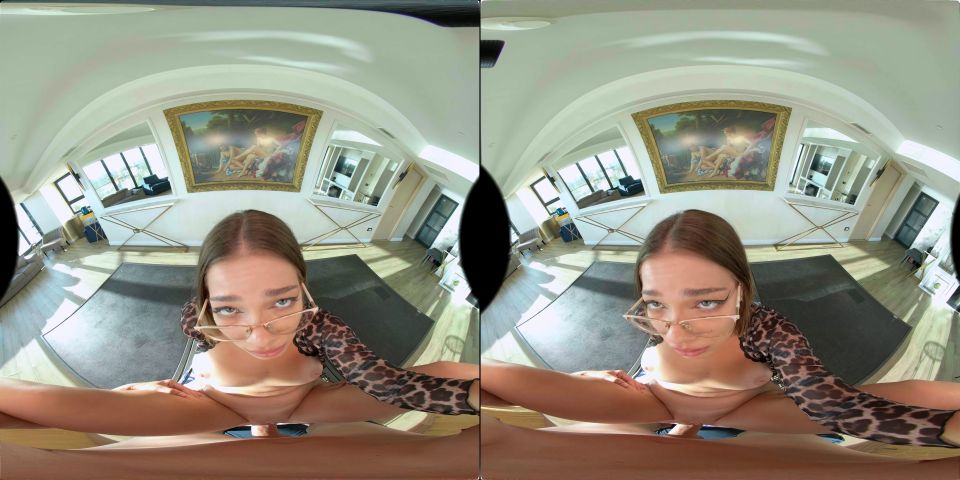 VR Sex with Sandy Little: 8K UltraHD Teen Fantasy Doggystyle