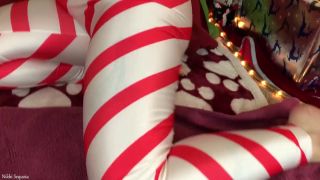 Nikki Sequoia Backdoor Santa Candy Cane Anal Onlyfans (Amateur porn)