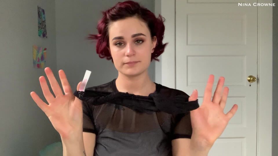 video 20 Nina Crowne - Jerk Off with Your Sister's Panties - FullHD 1080p - joi - femdom porn crush fetish clips