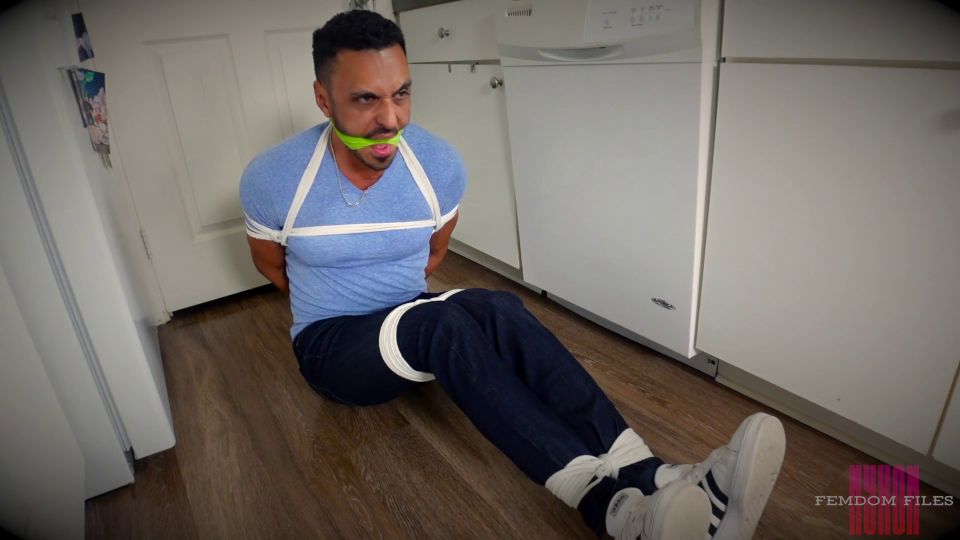  Bondage Nyxons FemDom Files: Castro Covington Inept Plumber Strung Up And Gagged  Bondage