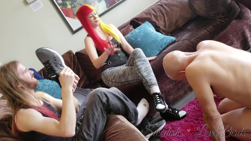 adult video clip 9 The Perfect Pair - Served in Vegas Part 3 of 4 - Foot slave sniffs Our smelly feet - FullHD 1080p - foot domination - femdom porn harley quinn foot fetish