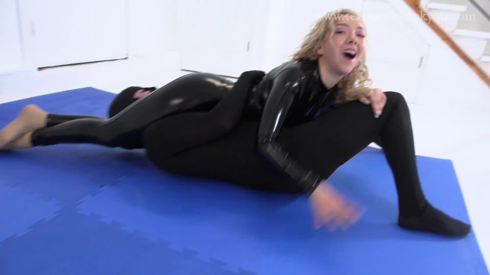 online clip 38 Tease And Thank You - Mandy Marx, Allie Heart - Wresting Wimp Taught A Lesson - FullHD 1080p, femdom humiliation on fetish porn 