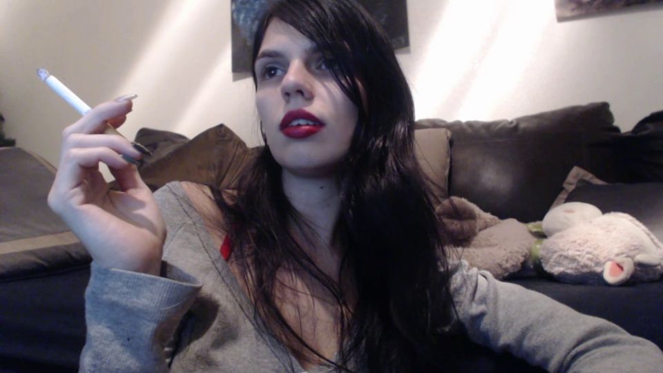 PrincessCica - Red Lips and Smoke - Smoking