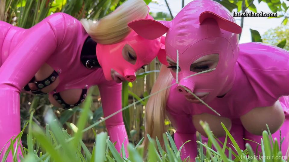 LatexLolaNoir - Dirty Piggy Girls Download New Porn Video...